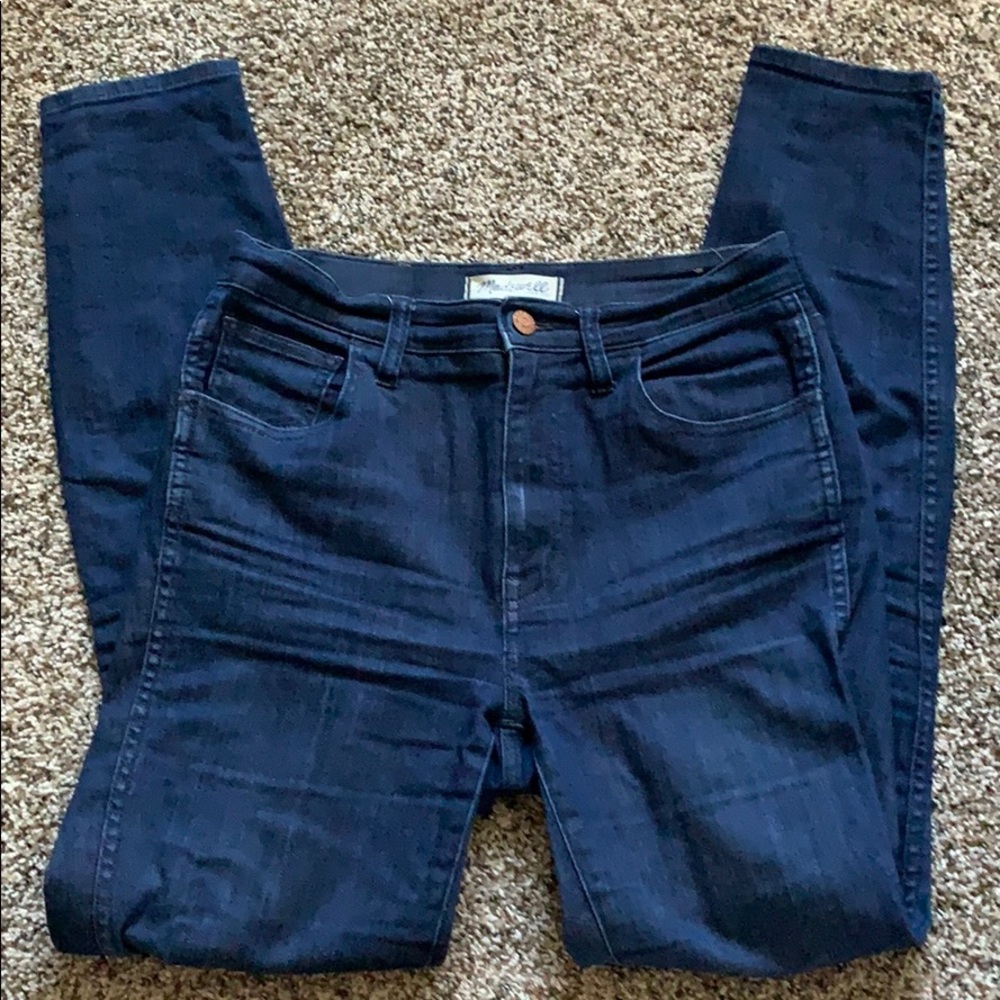 Madewell high rise skinny skinny